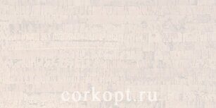 Клеевой пробковый пол RCORK Eco Cork Premium Linea white 6мм