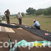 Пробковый агломерат в устройстве крыш